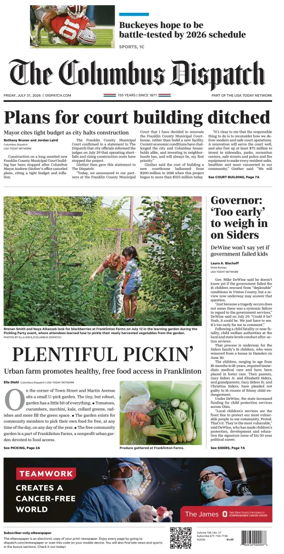 Cover of The Columbus Dispatch