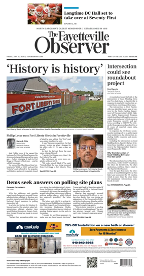 Cover of The Fayetteville Observer