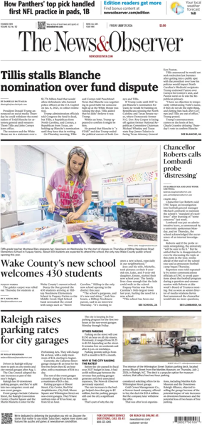 Cover of The News & Observer
