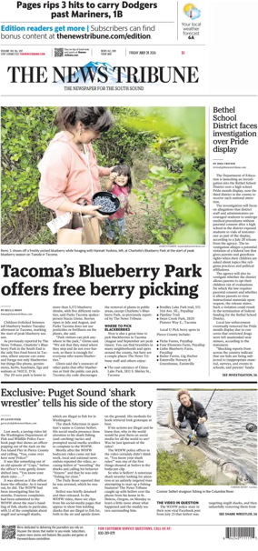Cover of The News Tribune