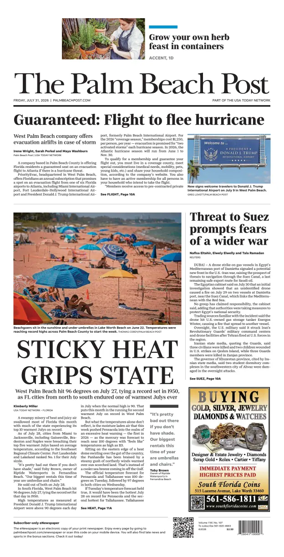 Cover of The Palm Beach Post
