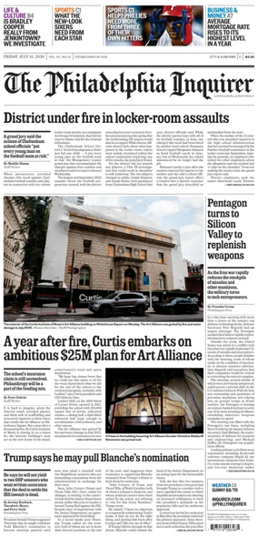 Cover of The Philadelphia Inquirer