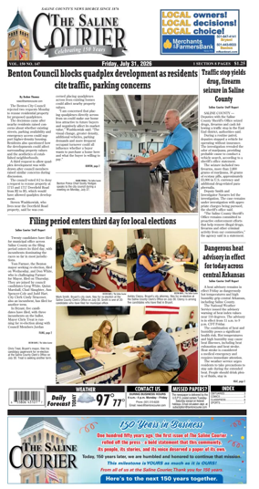 Cover of The Saline Courier