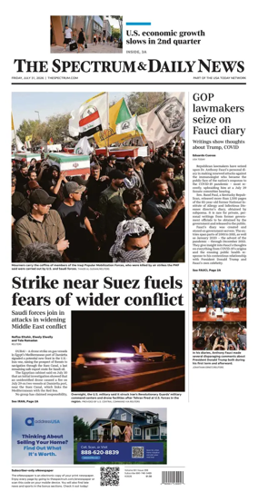 Cover of The Spectrum & Daily News