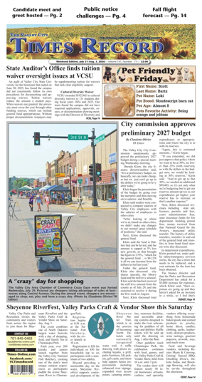 Cover of Valley City Times-Record