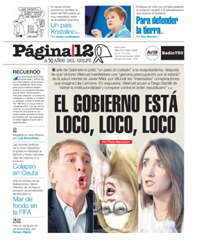 Cover of Pagina 12