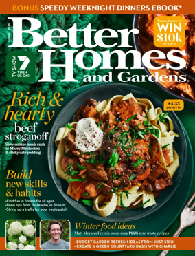 Cover of Better Homes and Gardens (Australia)