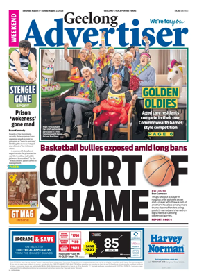 Cover of Geelong Advertiser