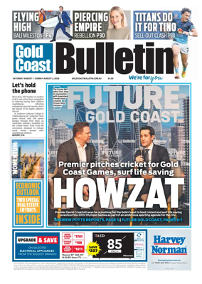 Cover of The Gold Coast Bulletin