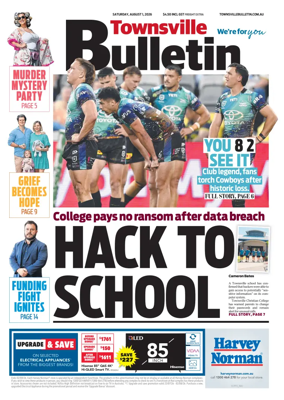 Cover of Townsville Bulletin