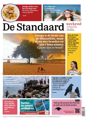 Cover of De Standaard