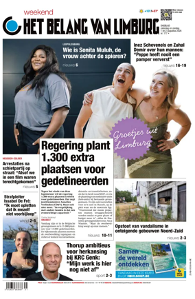 Cover of Het Belang van Limburg