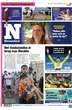 Cover of Het Nieuwsblad