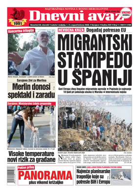 Cover of Dnevni avaz
