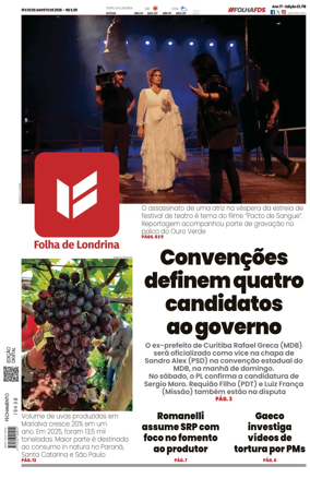 Cover of Folha de Londrina