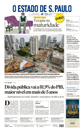 Cover of O Estado de S. Paulo