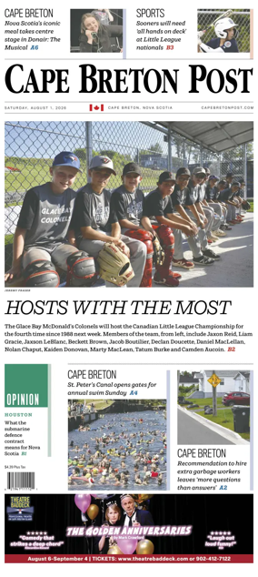 Cover of Cape Breton Post