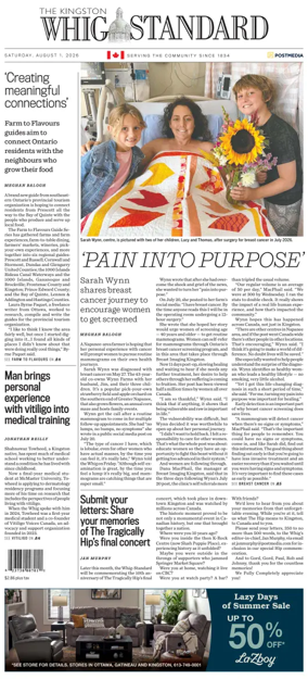Cover of Kingston Whig-Standard