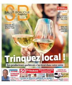 Cover of Le Journal de Montreal - Salut Bonjour Magazine