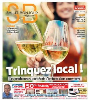 Cover of Le Journal de Quebec - Salut Bonjour Magazine