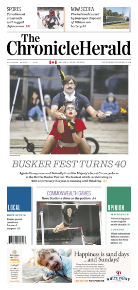 Cover of The Chronicle Herald (Provincial)