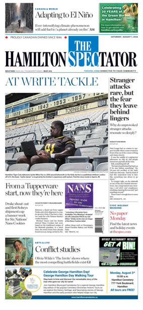 Cover of The Hamilton Spectator