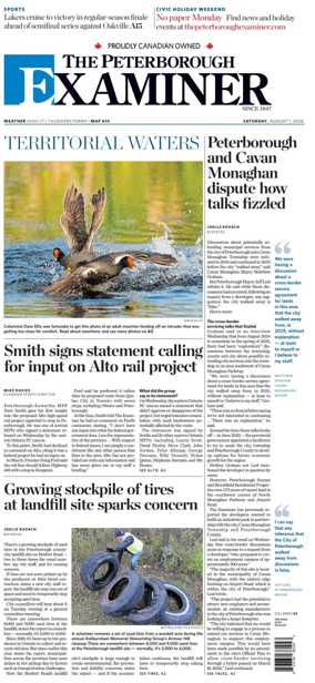 Cover of The Peterborough Examiner