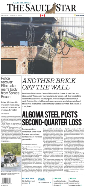 Cover of The Sault Star