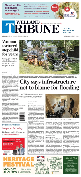 Cover of The Welland Tribune