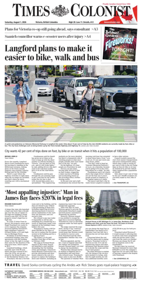 Cover of Times Colonist