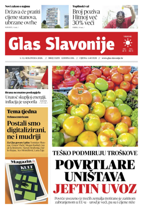 Cover of Glas Slavonije