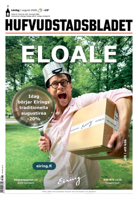 Cover of Hufvudstadsbladet