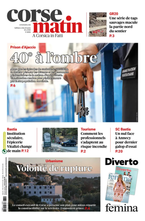 Cover of Corse Matin