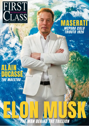 Cover of FIRST CLASS MAGAZINE INTERNATIONAL (ENGLISH)