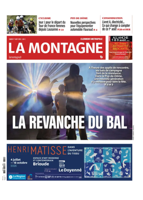 Cover of La Montagne (Clermont-Metropole)
