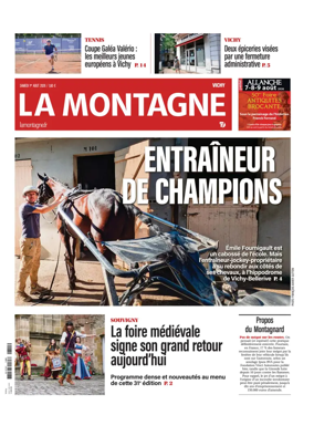 Cover of La Montagne (Vichy)