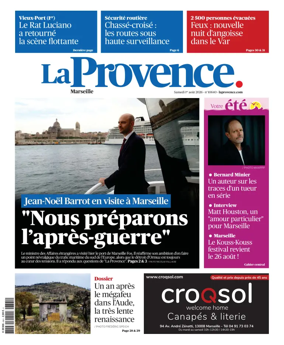 Cover of La Provence Marseille