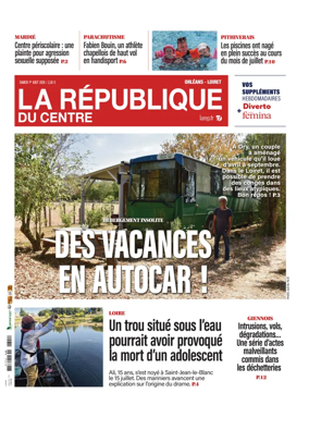 Cover of La Republique du Centre (Orleans - Loiret))