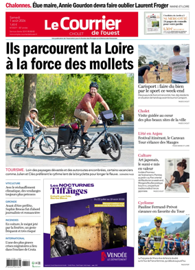 Cover of Le Courrier de l’Ouest (Cholet)