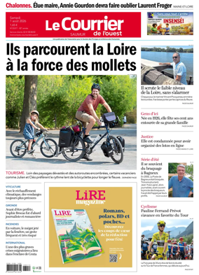 Cover of Le Courrier de l’Ouest (Saumur)