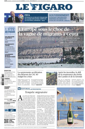 Cover of Le Figaro
