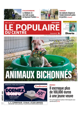 Cover of Le Populaire du Centre (Haute-Vienne)