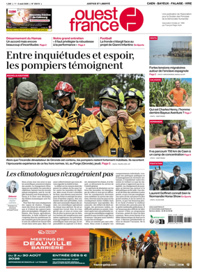 Cover of Ouest France (Caen - Bayeux - Falaise - Vire)