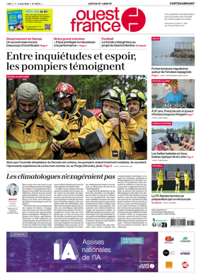 Cover of Ouest France (Chateaubriant)