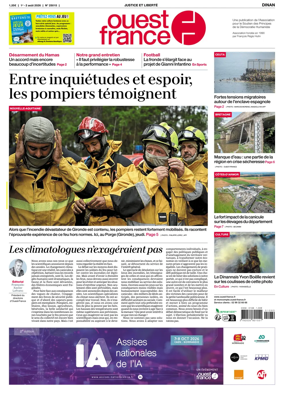 Cover of Ouest France (Dinan)