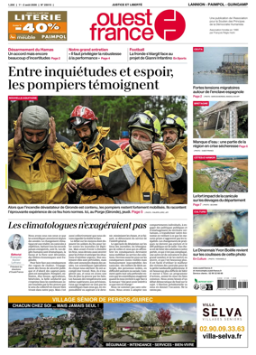 Cover of Ouest-France (Lannion / Paimpol / Guingamp)