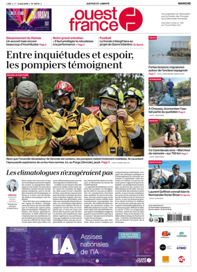 Cover of Ouest France (Manche)