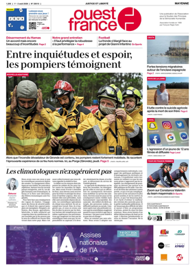 Cover of Ouest France (Mayenne)