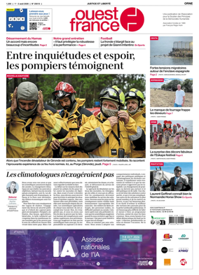 Cover of Ouest France (Orne)