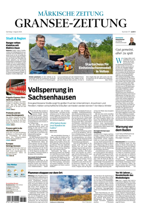 Cover of Gransee-Zeitung